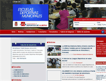 Tablet Screenshot of escuelas.pmdalmeria.com